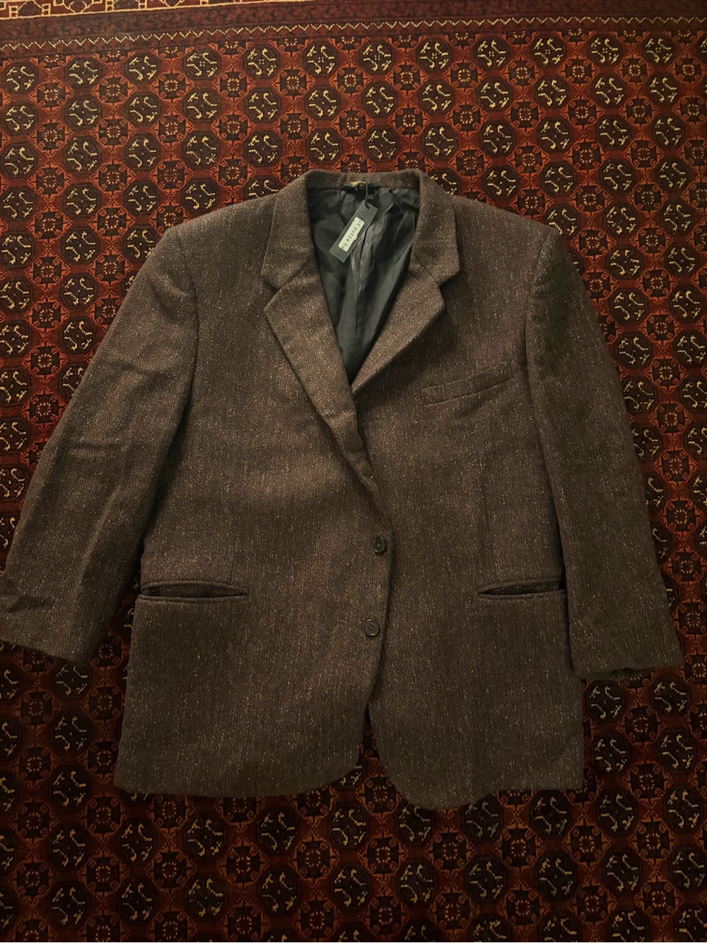 Le Tigre Brown Tweed Sport Coat - Two-Button Blazer